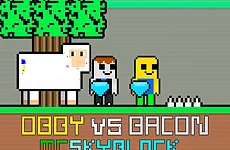 Obby vs Bacon MCSkyblock