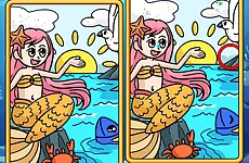 Mermaids: Spot The Differences