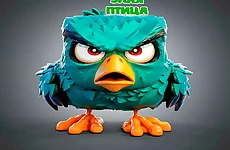 angry bird vs pig