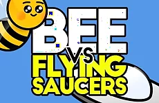 Bee vs flying saucers