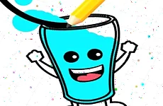 Happy Glass Draw lines