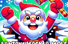 Santa Whack a Mole