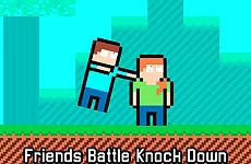 Friends Battle Knock Down