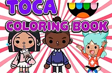 Toca Life Coloring Book