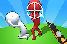 Stickman Sniper Western Gun