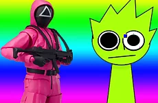 Squid Sprunki Shooter Game 2