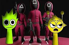 Squid Game Sprunki FNF Battle
