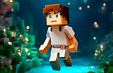Noobik Parkour in a Cave!