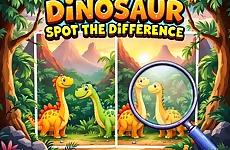 Dinosaur Spot The Difference