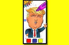 Trump Coloring Time