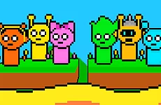 Sprunki Lava Escape 2Player