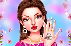 Celebrity Spring Manicure Design