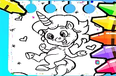 Magical Unicorn Coloring Pages