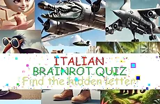 Quiz Find the Italian brainrot Letters